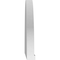 Ekena Millwork Half Round Sunburst Architectural Grade PVC Pediment, 30"W x 15"H x 2"P PEDPS030X150HRO01 - alternate 6